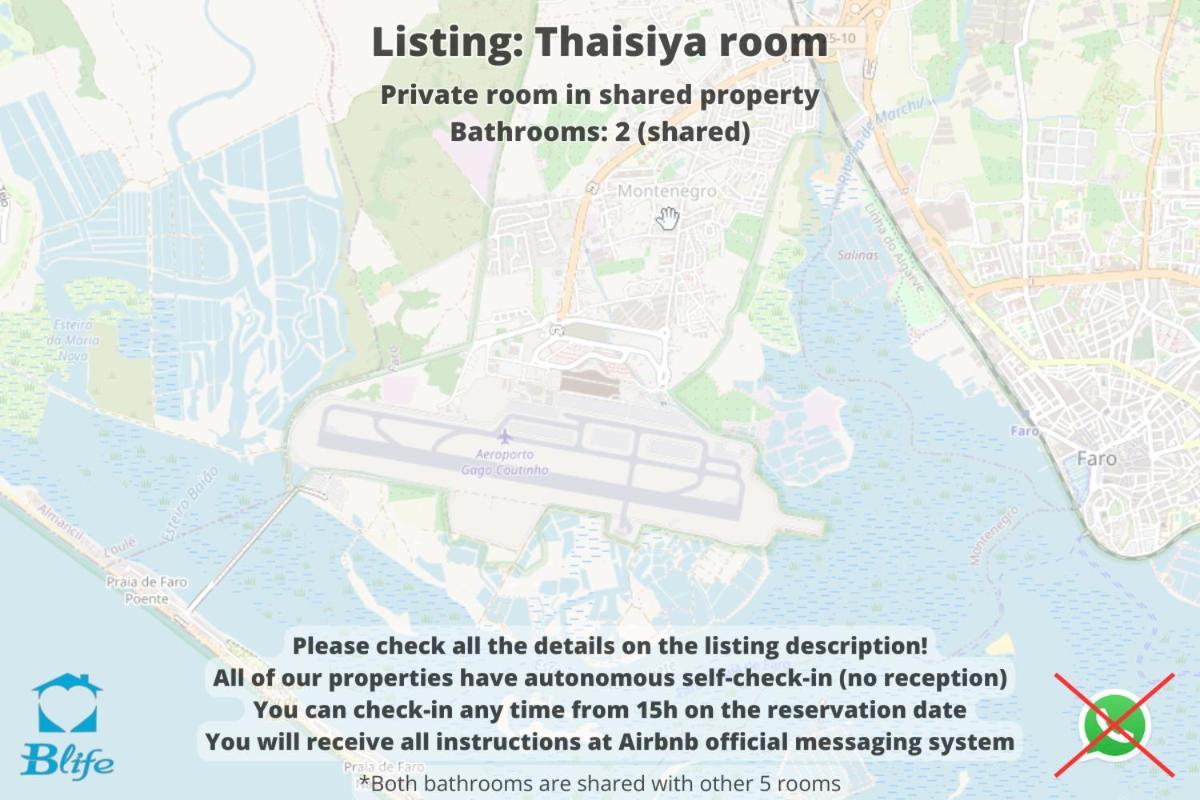 Blife Marya Private Rooms - Airport Stay Фаро Стая снимка